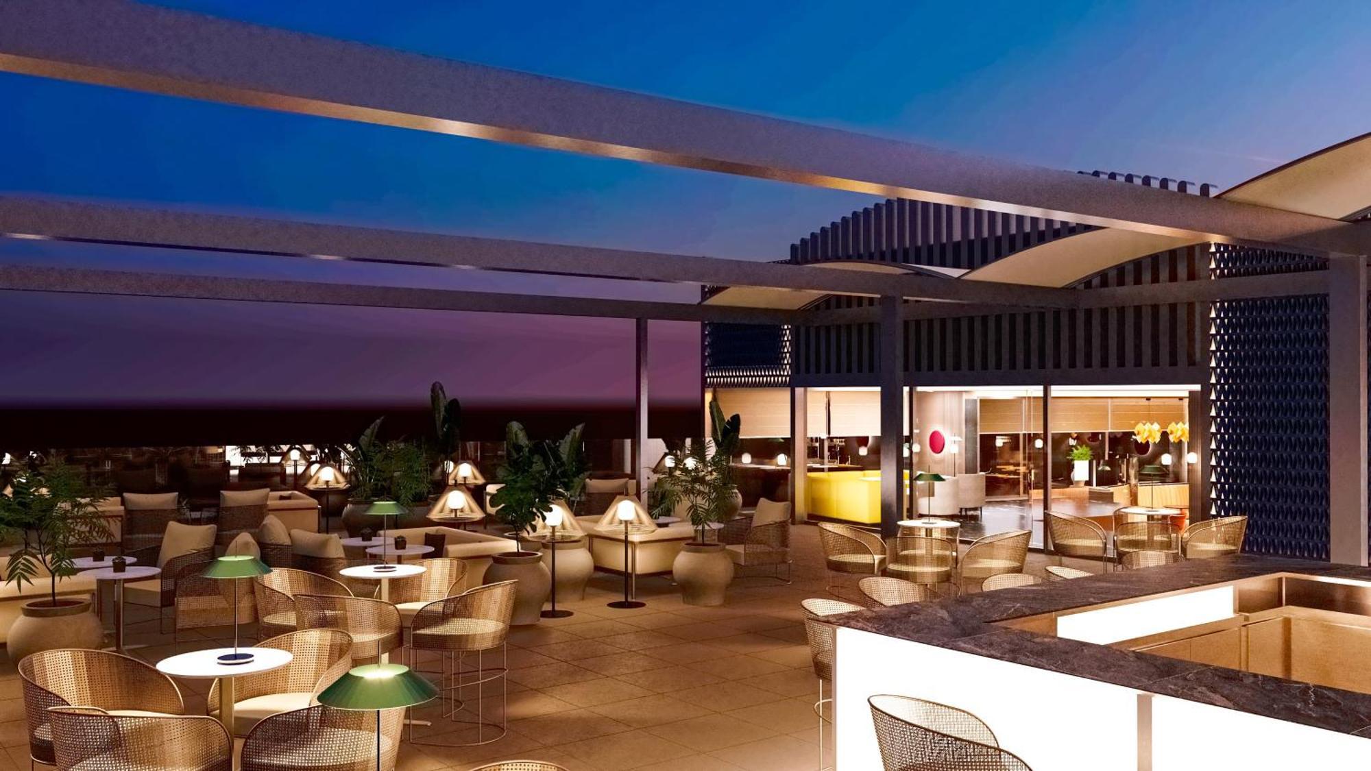 Torre Melina, A Gran Melia Hotel Barcelona Exteriér fotografie The Sky Bar